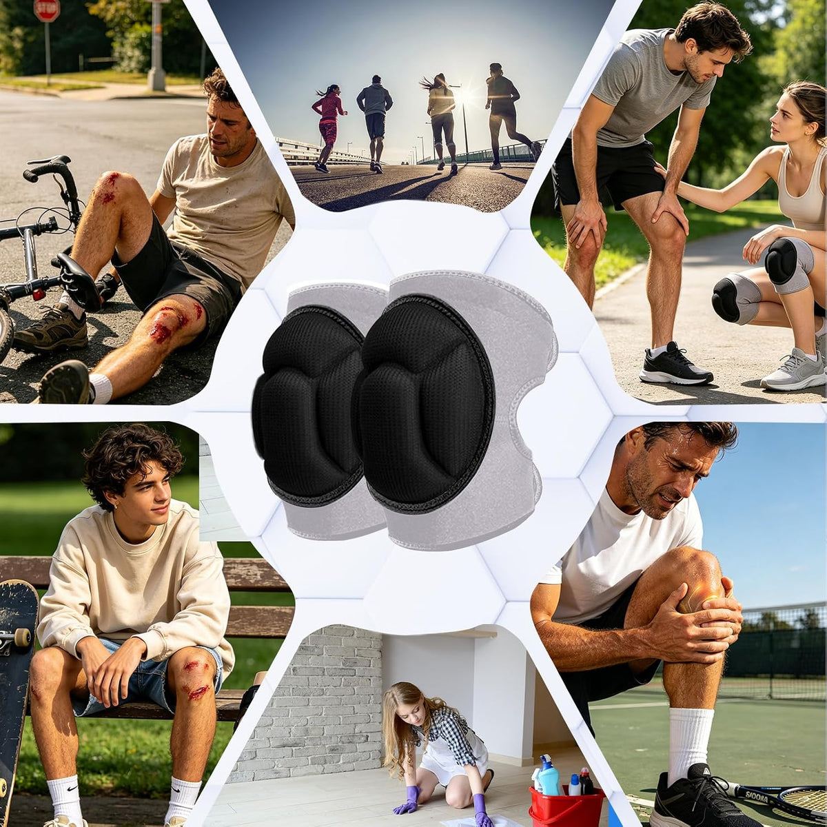 Women Men Knee Pads for Cleaning Floors,House Working,Gardening