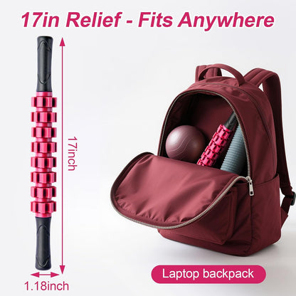 ZanLLW Massage Roller, Muscle Roller Stick, Therapy Roller Stick for Legs, Calf, Thigh, Lipo Roller for Relief Muscles, Deep Tissue Massage Rolling Pin for Trigger Points, Help Sore Muscle Recovery