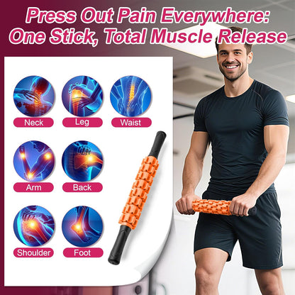 ZanLLW Massage Roller, Muscle Roller Stick, Therapy Roller Stick for Legs, Calf, Thigh, Lipo Roller for Relief Muscles, Deep Tissue Massage Rolling Pin for Trigger Points, Help Sore Muscle Recovery