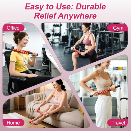 ZanLLW Massage Roller, Muscle Roller Stick, Therapy Roller Stick for Legs, Calf, Thigh, Lipo Roller for Relief Muscles, Deep Tissue Massage Rolling Pin for Trigger Points, Help Sore Muscle Recovery