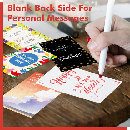 200 PCS Positive Affirmations Cards for Women, 60 Designs Daily Affirmations Cards, Inspirational Motivational Cards Mindfulness Cards Meditation Cards (2” x 3.5”)