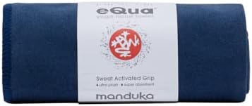 eQua Hot Yoga Mat Towel - 72" | Instant Moisture Activated Grip | Ultra Soft Microfiber | Quick Dry, Daily Use Ready | Lightweight, Travel Friendly Mat Layer