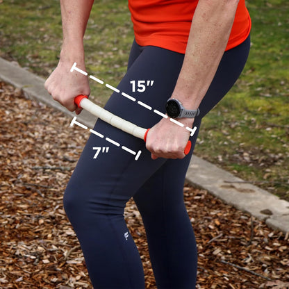 Tiger Tail The Stick - Bendy 18” Flexible Muscle Roller Stick for Myofascial Release & Trigger Points - Bendable Deep Tissue Massager for Legs, Back, Shoulders - Relieve Soreness & Improve Recovery