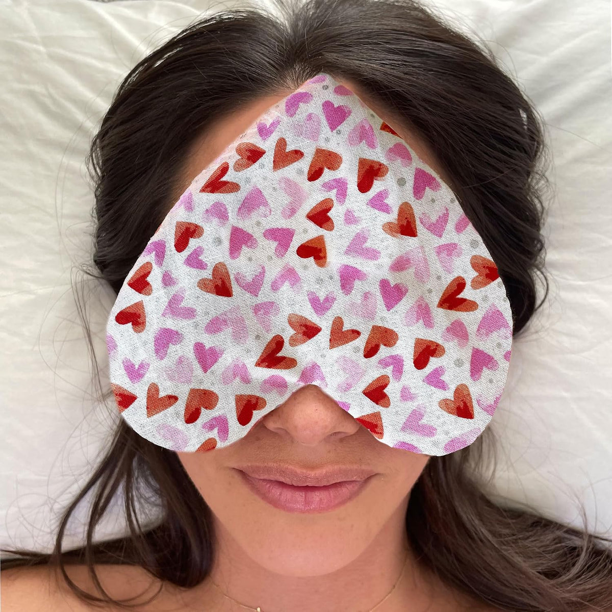 Weighted Heart Eye Pillow & Eye Mask – Gift for Women, Sunny
