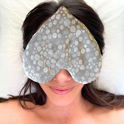Weighted Heart Eye Pillow & Eye Mask – Gift for Women, Sunny