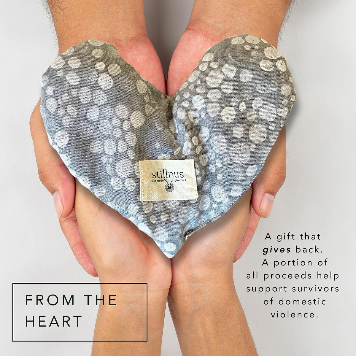 Weighted Heart Eye Pillow & Eye Mask – Gift for Women, Sunny