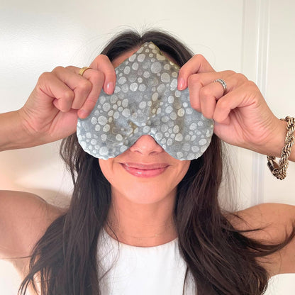 Weighted Heart Eye Pillow & Eye Mask – Gift for Women, Sunny