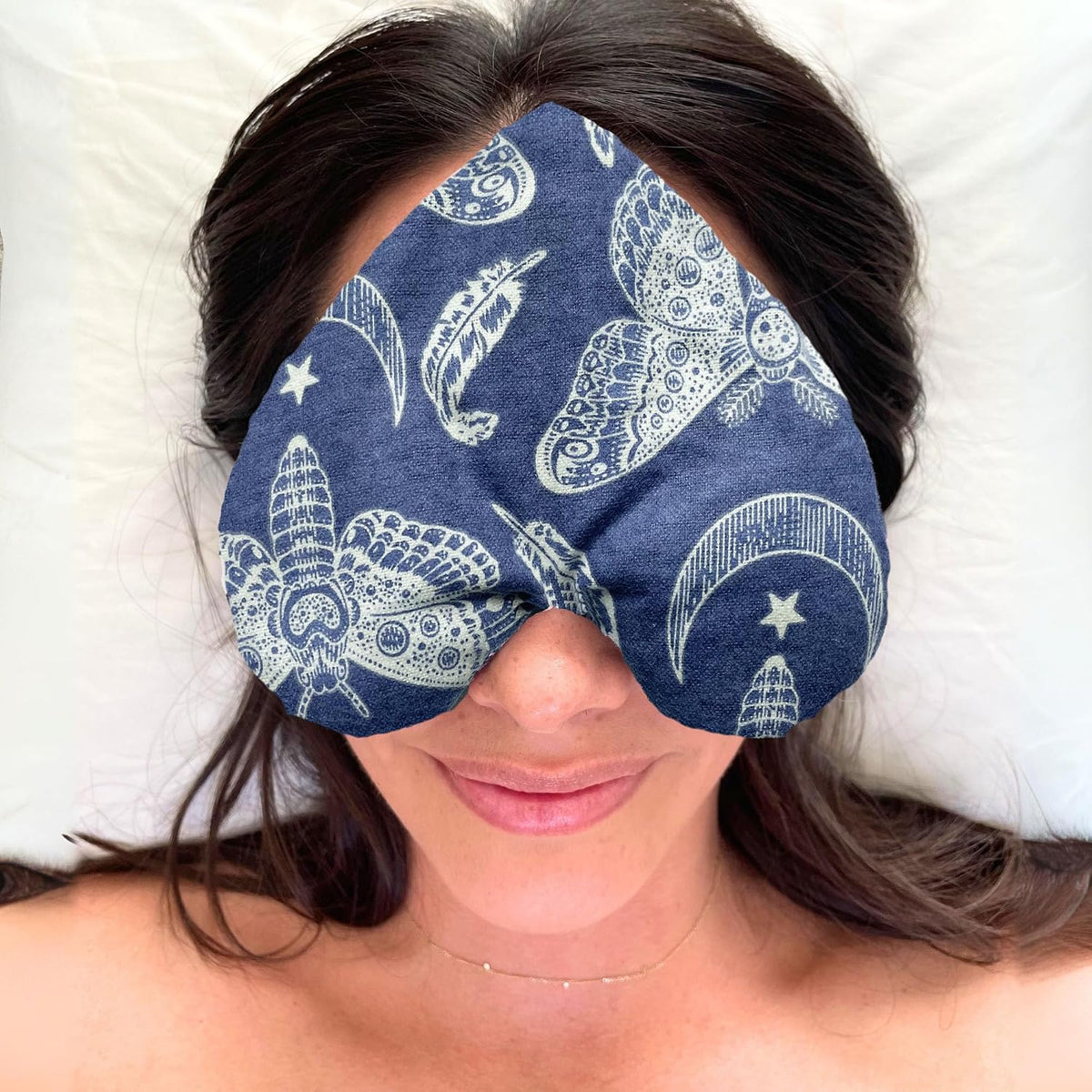 Weighted Heart Eye Pillow & Eye Mask – Gift for Women, Sunny