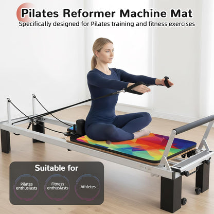 Non-Slip Pilates Reformer Mat Cover, 39 x 23” Pilates Towel Mat
