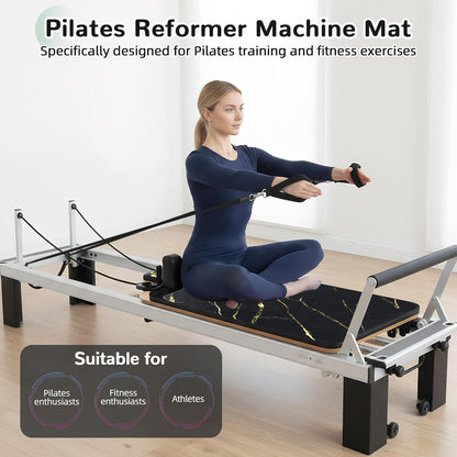 Non-Slip Pilates Reformer Mat Cover, 39 x 23” Pilates Towel Mat