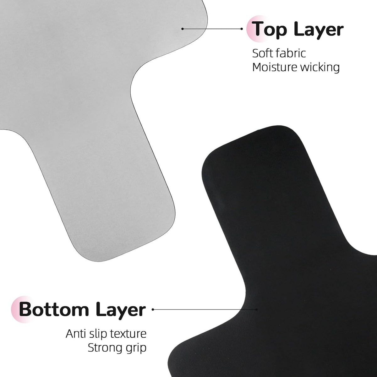 Non-Slip Pilates Reformer Mat Cover, 39 x 23” Pilates Towel Mat