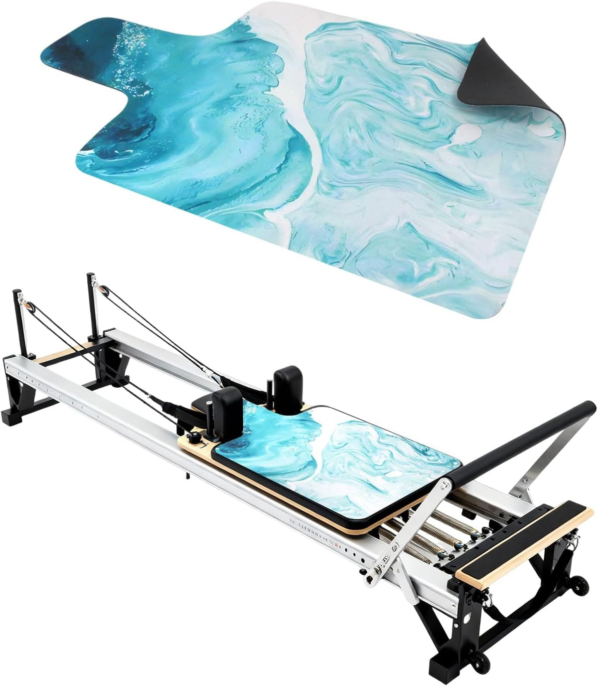 Non-Slip Pilates Reformer Mat Cover, 39 x 23” Pilates Towel Mat