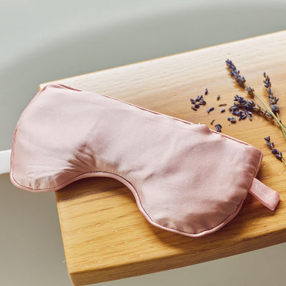 ASUTRA Silk Eye Pillow for Sleep, Purple - Filled w/Lavender (One Size)