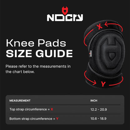 Gel Knee Pads for Men and Women with Soft Foam Cushion — Waterproof Anti-Slip Cap and Easy to Use, Adjustable Non-Slip Straps — Durable, Lightweight Design — Perfect for Gardening Work