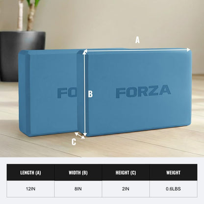 Yoga Block – High-Density EVA Foam Yoga & Pilates Support Block, Lightweight, Non-Slip, Comfort-Edged Prop for Balance, Flexibility, Mobility & Rehabilitation