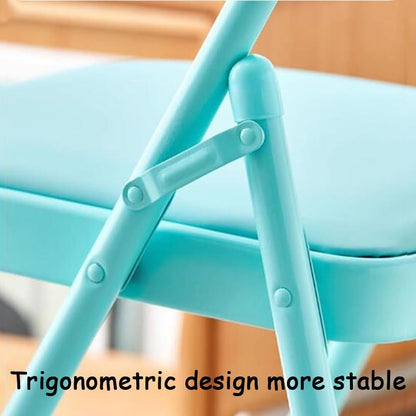 Yoga Auxiliary Chair Backless Yoga Chair Portable Folding Yoga Chair with Non-Slip Feet Covers for Flexibility Strength Balance Handstand Training