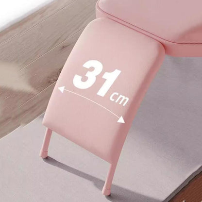 Yoga Auxiliary Chair Backless Yoga Chair Portable Folding Yoga Chair with Non-Slip Feet Covers for Flexibility Strength Balance Handstand Training