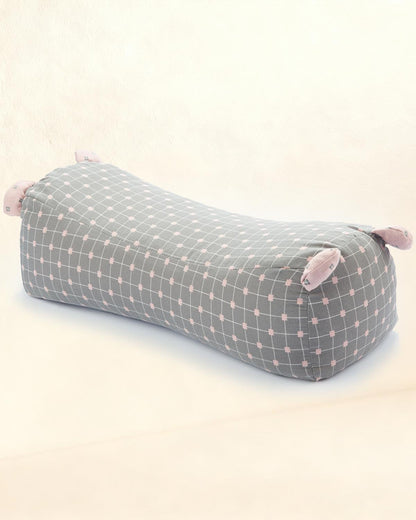 Buckwheat Pillow for Sleeping - Adjustable Buckwheat Hull Pillow for Neck Support, 16.5" x6.3” Cervical Roll Pillow, Firm Cylinder Bolster for Pain Relief, Yoga, Lumbar Support