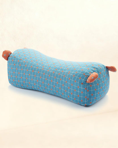 Buckwheat Pillow for Sleeping - Adjustable Buckwheat Hull Pillow for Neck Support, 16.5" x6.3” Cervical Roll Pillow, Firm Cylinder Bolster for Pain Relief, Yoga, Lumbar Support