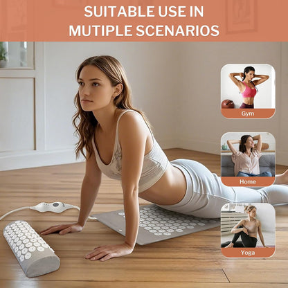 Heated Acupressure Mat, 3 Heat Levels, 2-Hour Auto-Off