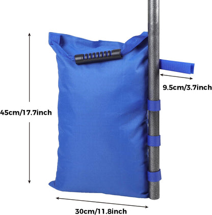 4 Packs Sand Bags for Canopy Legs, 112 LBS Heavy Duty Weight Bags