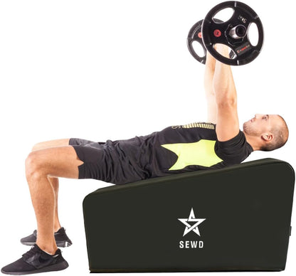 Pilates and Yoga Bench by SEWD – Portable Workout Bench for Full Body Exercise with Handle – Weight Training, AB Workout, Hip Thrust and Glute Training Home Gym Equipment