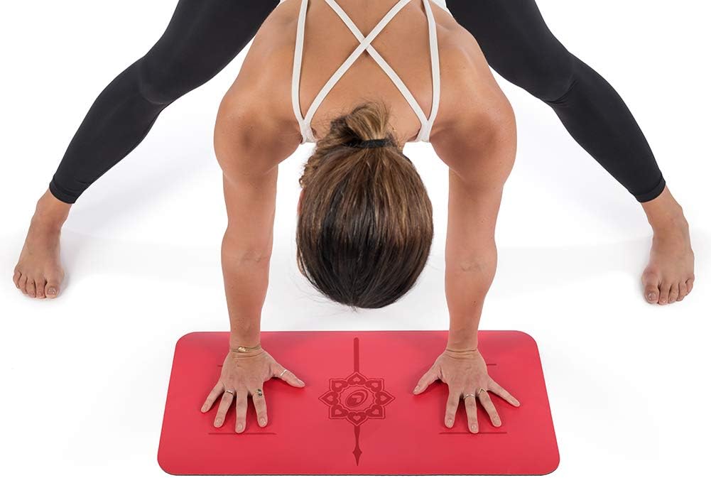 Liforme Yoga Pad - Patented Alignment System, Warrior-like Grip, Non-slip, Eco-friendly, 4.2mm Thick Pad for Knee, Elbow and Hand Support