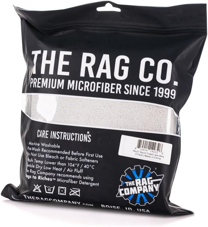 The Rag Company - Sport & Workout Towel - Gym, Exercise, Fitness, Spa, Ultra Soft, Super Absorbent, Fast Drying Premium Microfiber, 320gsm, 16in x 27in, Lavender - Pack of 3