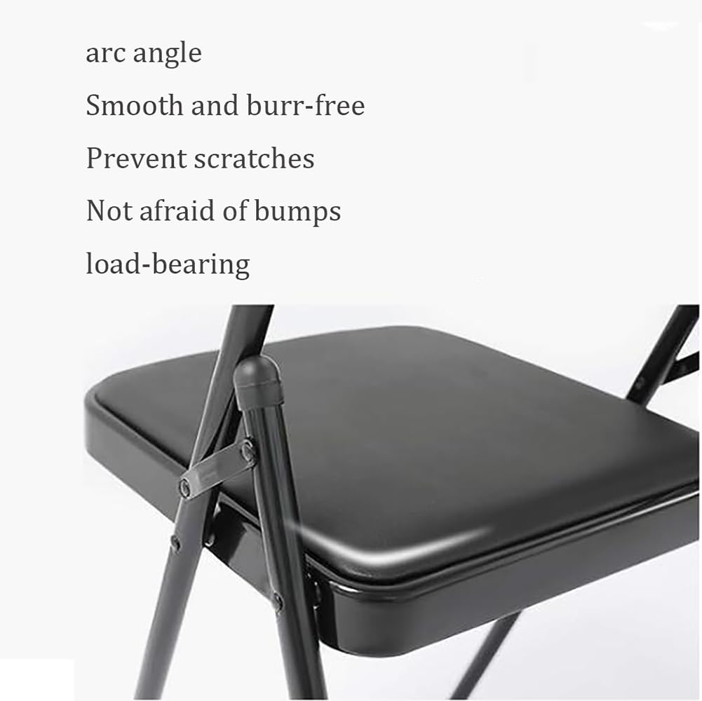 Pilates Yoga Chair,Yoga Auxiliary Chair Backless Yoga Chair Iyengar Auxiliary Chair with Non-Slip Feet Covers Stable,Black