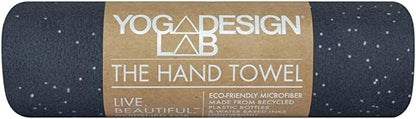yogadesignlab | The Hand Towel | Premium Non Slip Hand Towel | Designed in Bali | Colorful Eco Printed + Quick Dry + Soft | Hot Yoga, Bikram, Ashtanga, Sport, Barre, Travel (Pearl)