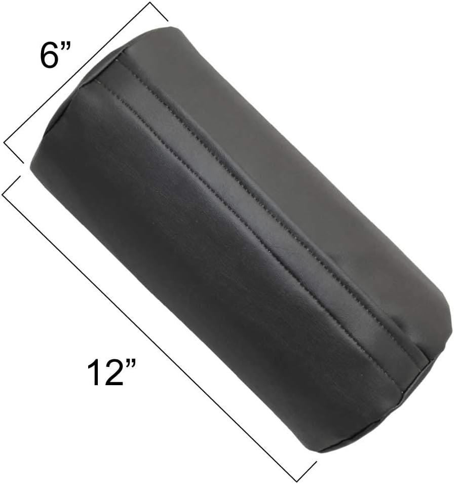 Rehabilitation Advantage Body Positioning Black Cylinder Bolster 8" X 24"