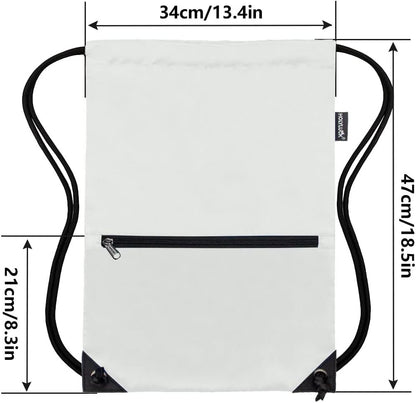 HOLYLUCK Drawstring Backpack Bag Sport Gym Sackpack - Colors B