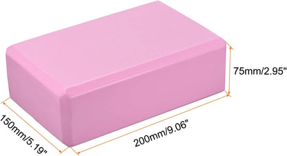 uxcell Yoga Block-Light Weight High-Density EVA Foam Brick for Beginners, Yogis, Pilates, Meditation