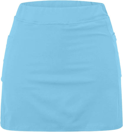 SHAOBGE Athletic Yoga Culottes for Women Solid Color Elastic Shorts Summer Lightweight High Waist Skinny Joggers Skirt 2024