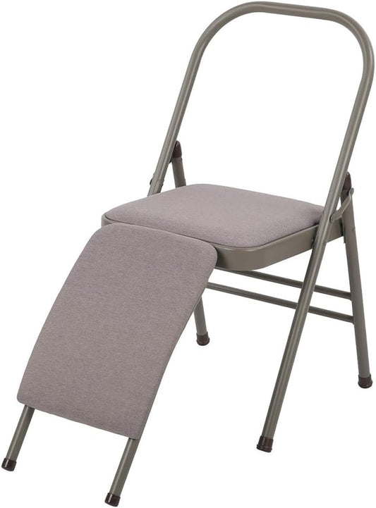 Yoga Chair with Lumbar Support,Multifunctional Yoga Stool with Removable Cushion,Yoga Assist Chair with Lumbar Support,Pilates Yoga Chair,Yoga Inversion Chair