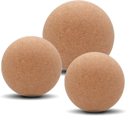 KITWILD Cork Peanut Massage Ball, Peanut Double Lacrosse Massage Ball for Deep Tissue Muscle Massage, Myofascial Release, Muscle Knots, and Yoga Therapy