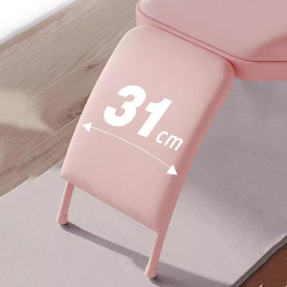 Yoga Auxiliary Chair Backless Yoga Chair Portable Folding Yoga Chair with Non-Slip Feet Covers for Flexibility Strength Balance Handstand Training