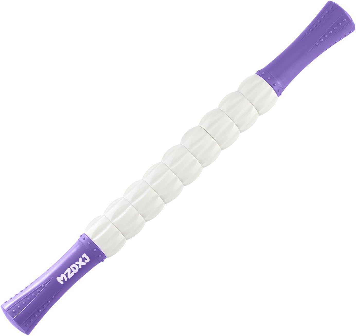 Muscle Roller Massage Roller Stick- Deep Tissue Fascia Blaster for Myofascial Pain Relief, Lymphatic Drainage & Body Sculpting, Handheld Physical Therapy & Recovery Tool (Gray black-18 inch)