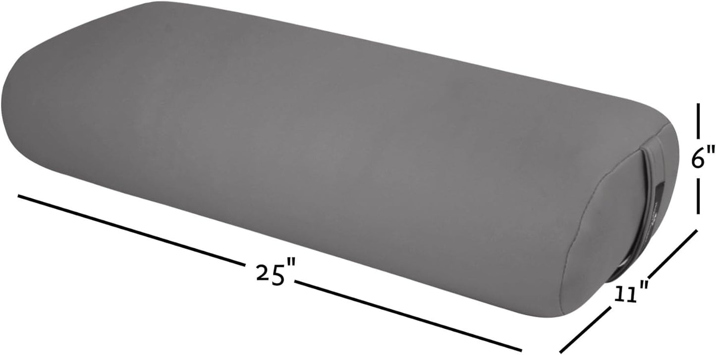 Hugger Mugger Standard Yoga Bolster - Firm, Supportive, Handmade, Durable