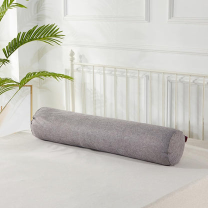 Ipetboom Yoga Bolster Pillow: Rectangular Yoga Bolster Cushion Meditation Cushion Cotton Footrest Pillow Support for Women Lovers Sitting On Floor