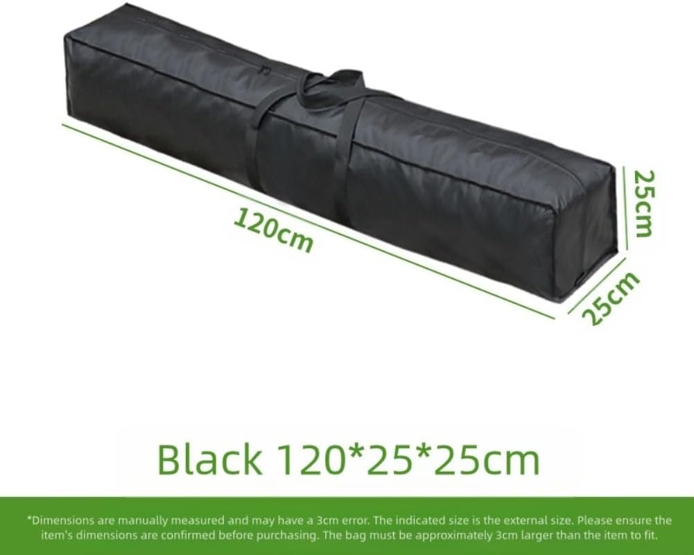 Yoga Storage Bag for Mats, Floor Covers, Photography Lights and Tripods with Foldable Function for Outdoor Convenience (Black, 60 x 15 x 15 cm)