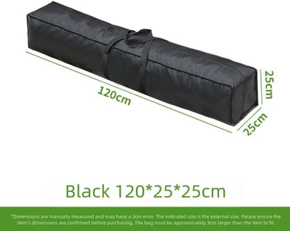 Yoga Storage Bag for Mats, Floor Covers, Photography Lights and Tripods with Foldable Function for Outdoor Convenience (Black, 60 x 15 x 15 cm)