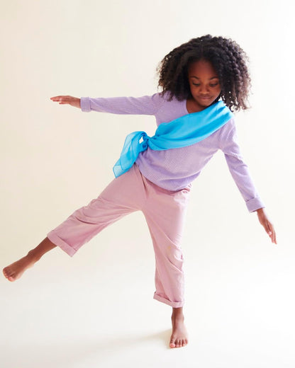 Sarah's Silks Set of 3 Playsilks | Rainbow, Sky Blue, and Purple