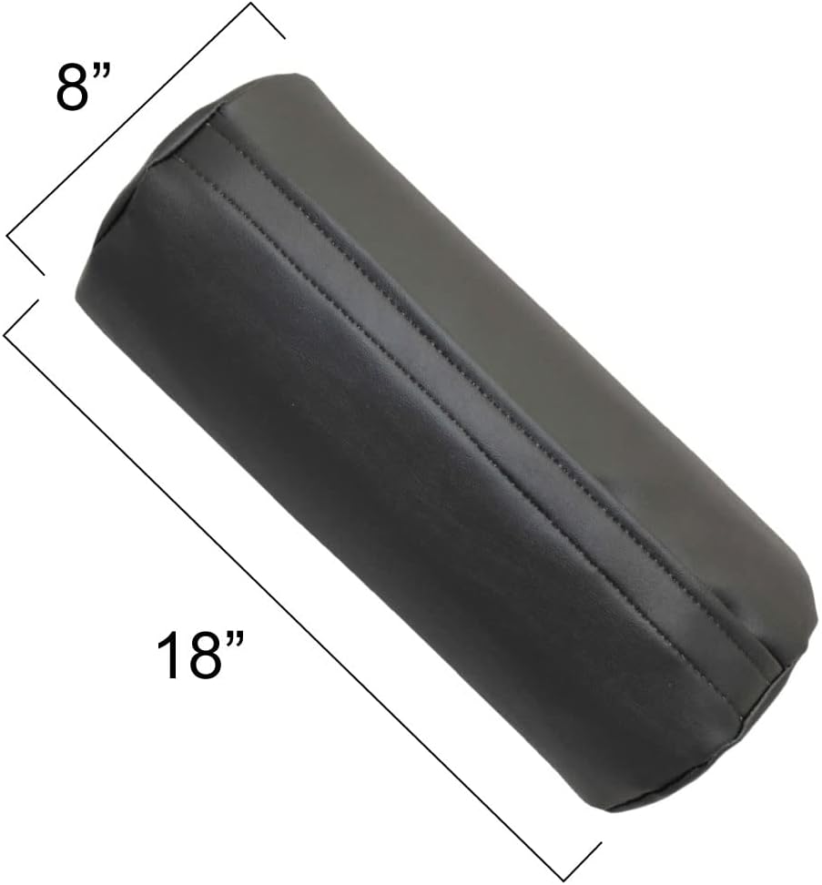 Rehabilitation Advantage Body Positioning Black Cylinder Bolster 8" X 24"