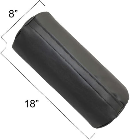 Rehabilitation Advantage Body Positioning Black Cylinder Bolster 8" X 24"