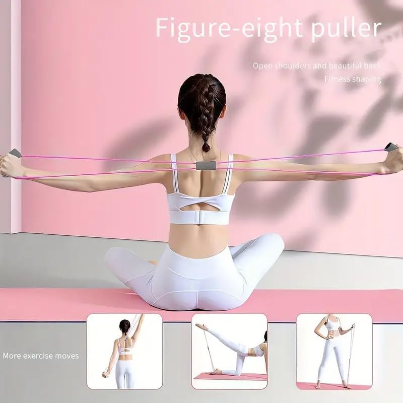Yoga & Fitness Kit - Non-Slip 6mm Mat, Durable Resistance Tools, Premium Jump Rope, Adjustable Bag, Thigh Trainer | Home Workout & Pilates Essentials for Beginners