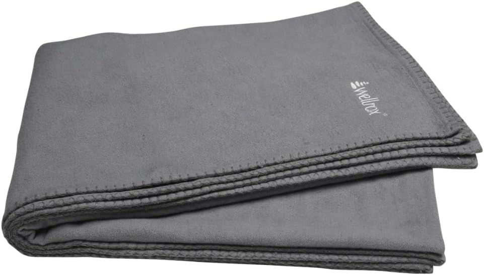 Wellrox Yoga Blanket 100% Indian Cotton - Perfect for Restorative Yoga, Shavasana, and Meditation (GREEN)