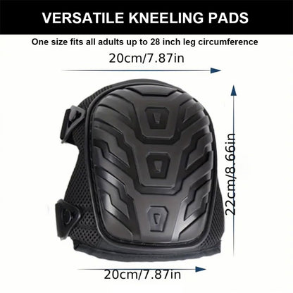 SUJAYU Work Knee Pads for Men Construction, Gardening Knee Pads for Work, Kneepads for Construction, Rodilleras de Trabajo Rodilleras Para Dolor de Rodillas (Black)