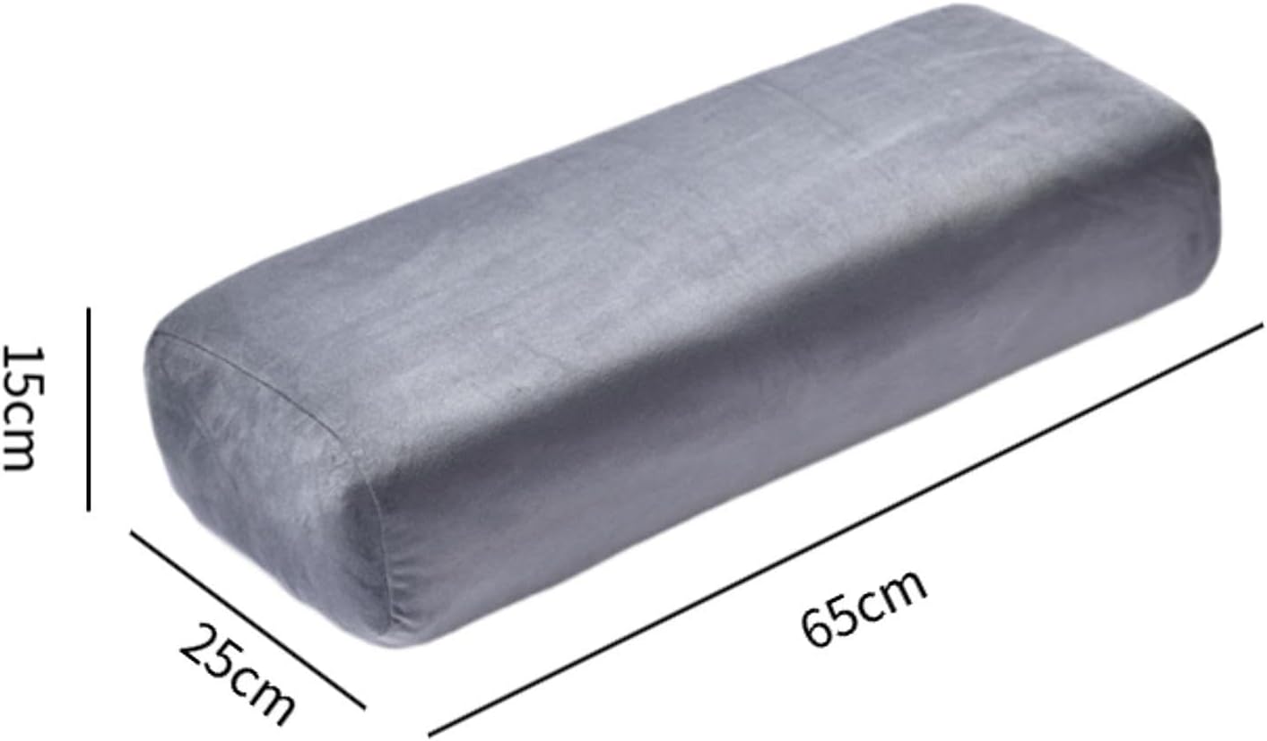 kowaku Bolster Pillow, Rectangular Pillow, with Carry Handle for Balance, for Meditation Support, Rectangular Cushion