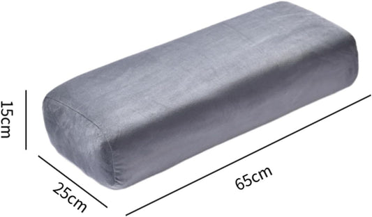 kowaku Bolster Pillow, Rectangular Pillow, with Carry Handle for Balance, for Meditation Support, Rectangular Cushion